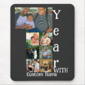 1周年カスタム記念結婚7写真集 マウスパッド (正面)