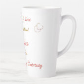 1周年パーソナライズされたデザインラテMug カフェラテマグ (右)