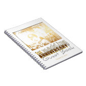 1周年結婚記念モダンカスタムゲストブック ノートブック (右側)