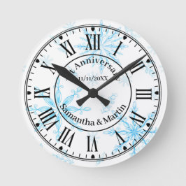 1周年結婚 ラウンド壁時計