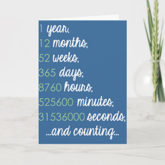 1周年記念の挨拶状 カード