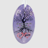 1周年記念オーナメント |ギフトユニークアイディア オーナメント (正面)