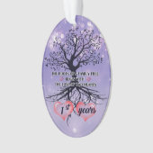 1周年記念オーナメント |ギフトユニークアイディア オーナメント (正面)