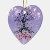 1周年記念オーナメント |ギフトユニークアイディア セラミックオーナメント (左)