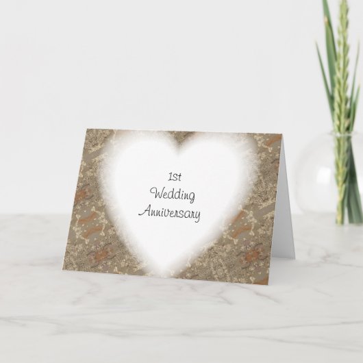 1周年記念カード カード (正面)