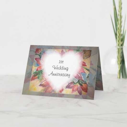 1周年記念カード カード (正面)