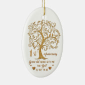 1周年記念ギフトオーナメント |ユニークギフト セラミックオーナメント (右)