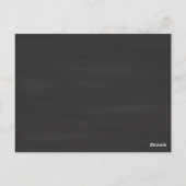 1周年記念ギフトチョークハート葉書 ポストカード (裏面)