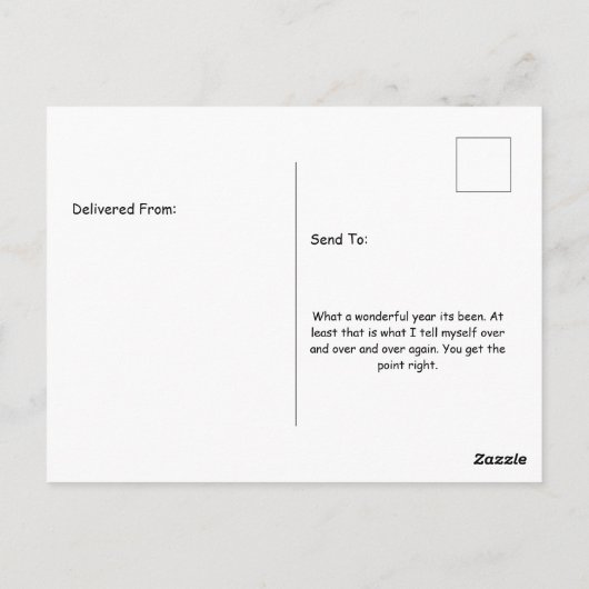 1周年記念トレキッドローゼイエロープラスティック看板 ポストカード (裏面)