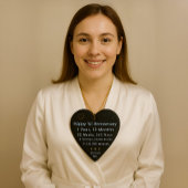 1周年記念ハート セラミックオーナメント