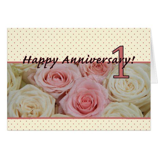 1周年記念バラ (正面横)