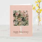 1周年記念バラ カード (黄色い花)