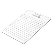 1周年記念パーソナライズされたギフトのデスクから ノートパッド (アングル)