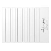 1周年記念パーソナライズされたギフトのデスクから ノートパッド (正面)