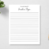 1周年記念パーソナライズされたギフトのデスクから ノートパッド