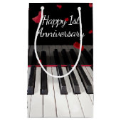 1周年記念ピアノキーボード スモールペーパーバッグ (正面)