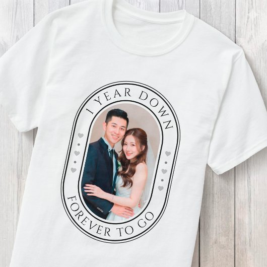 1周年記念日フォトTシャツ Tシャツ