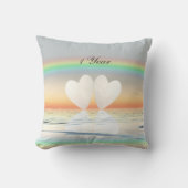 1周年記念紙ハート クッション (正面)