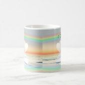 1周年記念紙ハート コーヒーマグカップ (中央)