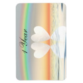 1周年記念紙ハート マグネット (縦)