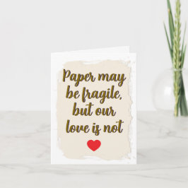 1周年記念結婚カード紙第1 カード