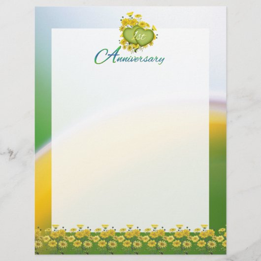 1周年記念結婚パーティースクラップブックページ (正面)