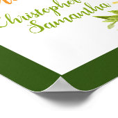 1周年記念結婚フローラひまわり ポスター (角)