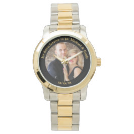 1周年記念結婚異例ユニークのカスタム 腕時計