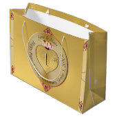 1周年記念結婚金 ラージペーパーバッグ (裏面アングル)