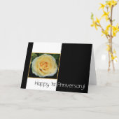 1周年記念結婚 – イエローローズ カード (黄色い花)