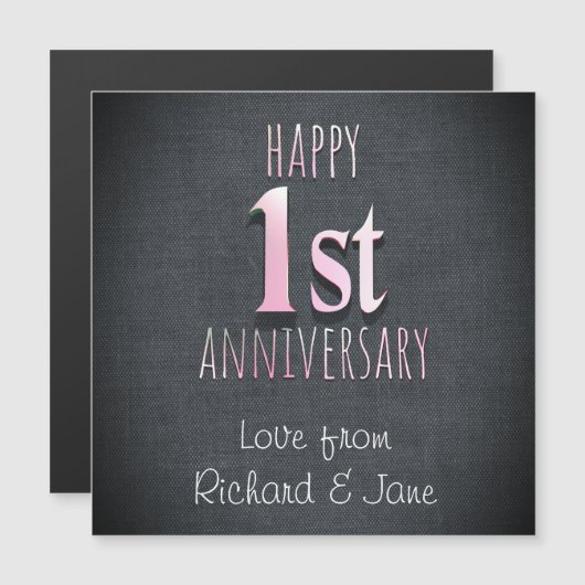 1周年記念 (正面/裏面)