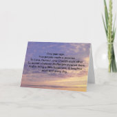 1周年記念 カード (正面)