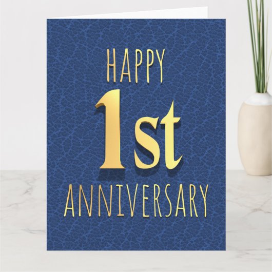 1周年記念 カード (正面)