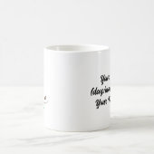 1周年記念 + 名入れギフト コーヒーマグカップ (中央)