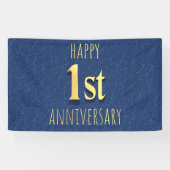 1周年記念 横断幕 (横)