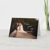 1周年記念 – 1年前ハッピーアニバーサリー カード (正面)