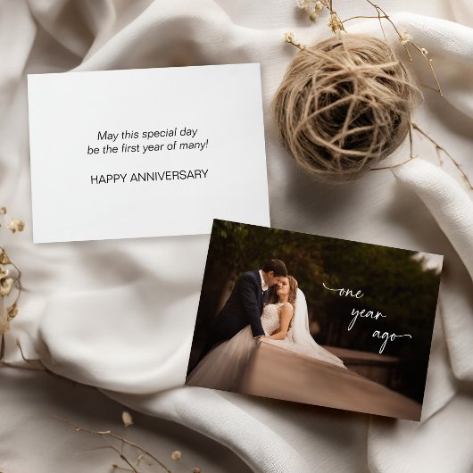 1周年記念 – 1年前ハッピーアニバーサリー カード