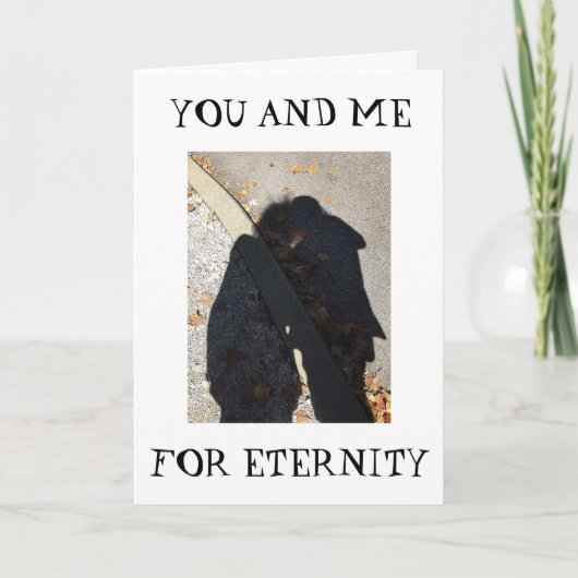 「1周年」のロマンス/影のハグ カード (正面)