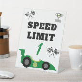 1周目ののまわりにトラック、子供の誕生日パーティー 台座サイン (インサイチュ)