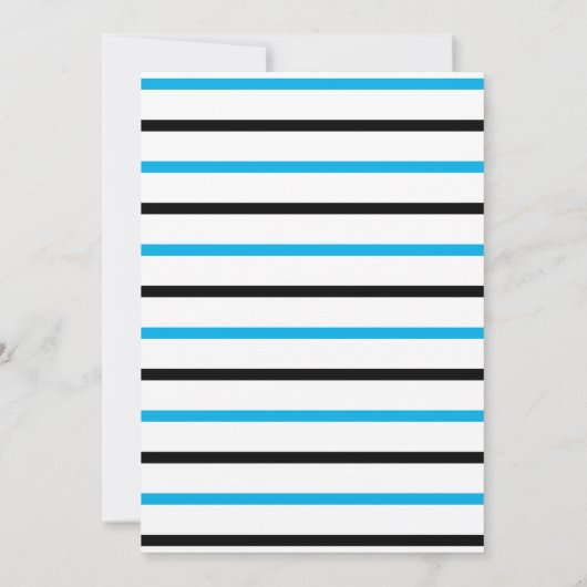 1周目ののまわりにトラック、子供の誕生日パーティー 招待状 (裏面)