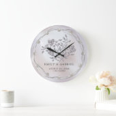 1周結婚年大時計 ラージ壁時計 (ホーム)