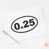 1周 楕円形シール (封筒)