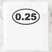 1周 楕円形シール (バッグ)