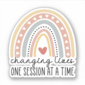 1回に1セッションずつ人生を変える,行動 シール (正面)