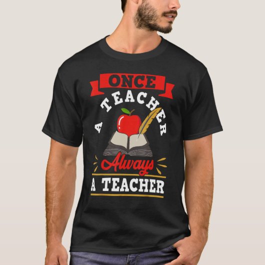 1回の先生は常に先生先生の日 Tシャツ (正面)