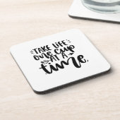 1回の引用文で1杯のライフを取おもしろいる コースター (左側)