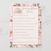 1回の時間に子供部屋ライムトリビアベビーゲーム エンクロージャーカード (正面)