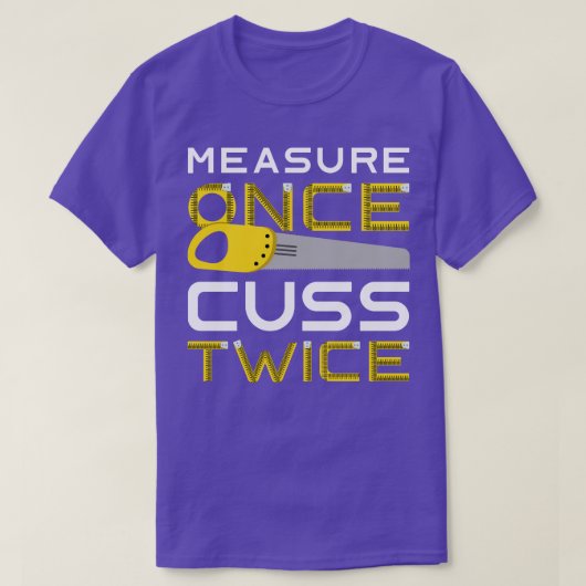 1回の計算Cuss 2回 Tシャツ (デザイン正面)