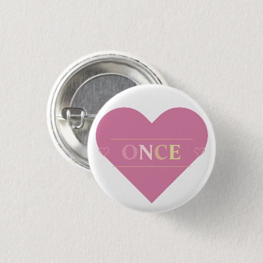 1回のKpopが2回可愛い10代の美学 缶バッジ (正面&裏面)