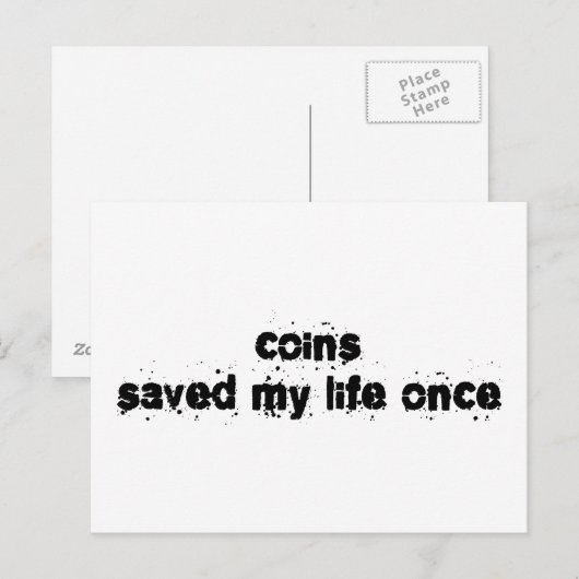 1回救の人生 ポストカード (正面/裏面)